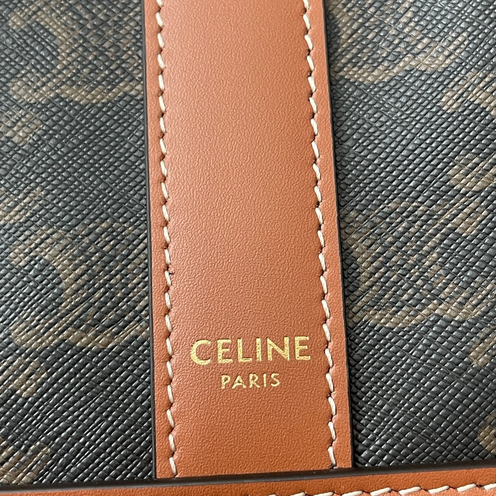 Celine Dark Brown and Tan Bucket Bag - Picture 9 of 10